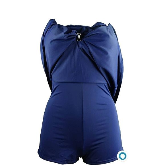 COCOSHIP Vintage Sailor Pin Up Swimsuit Retro One Piece Skirtini Cover Up US 22 - Picture 3 of 7